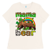 St Patricks Mama  Bear Ladies Tee | Teevron