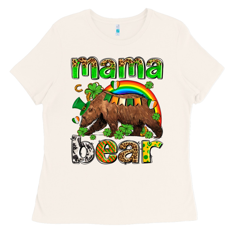 St Patricks Mama  Bear Ladies Tee by AdoDesignShop | Teevron