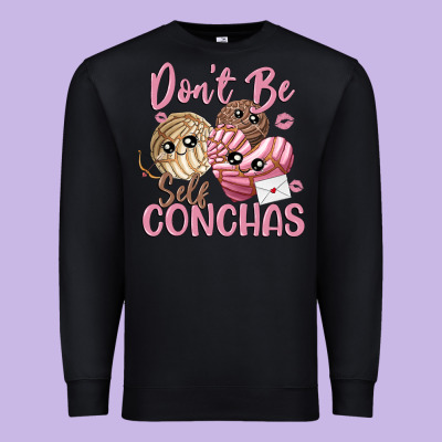 Don't Be Self Conchas Premium Sweatshirt Designed By Maliassmallbusiness