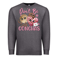 Charcoal Heather don't be self conchas Premium Sweatshirt - MaliasSmallBusiness