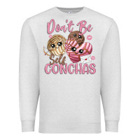 Oatmeal Heather don't be self conchas Premium Sweatshirt - MaliasSmallBusiness