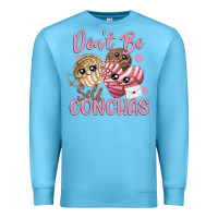 Ocean Blue don't be self conchas Premium Sweatshirt - MaliasSmallBusiness