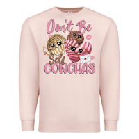 Pale Pink don't be self conchas Premium Sweatshirt - MaliasSmallBusiness
