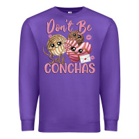 Purple don't be self conchas Premium Sweatshirt - MaliasSmallBusiness