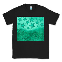 Black green glitter star Classic Tee - JahusDesignShop