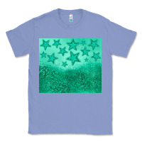 Colony Blue green glitter star Classic Tee - JahusDesignShop
