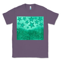 Lavender green glitter star Classic Tee - JahusDesignShop
