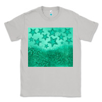 Moon Dust green glitter star Classic Tee - JahusDesignShop