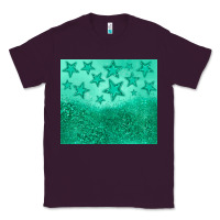 Plum green glitter star Classic Tee - JahusDesignShop