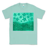 Seafoam green glitter star Classic Tee - JahusDesignShop