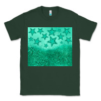 Sports Green green glitter star Classic Tee - JahusDesignShop