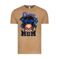 Vintage Camel cheer mom messy bun Vintage Tee - texasbilliewilder