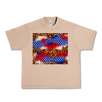Burro 4th of July USA flag leopard 20oz tumbler Urban Heavy Tee - Neo Western