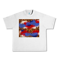 Lunar Rock 4th of July USA flag leopard 20oz tumbler Urban Heavy Tee - Neo Western