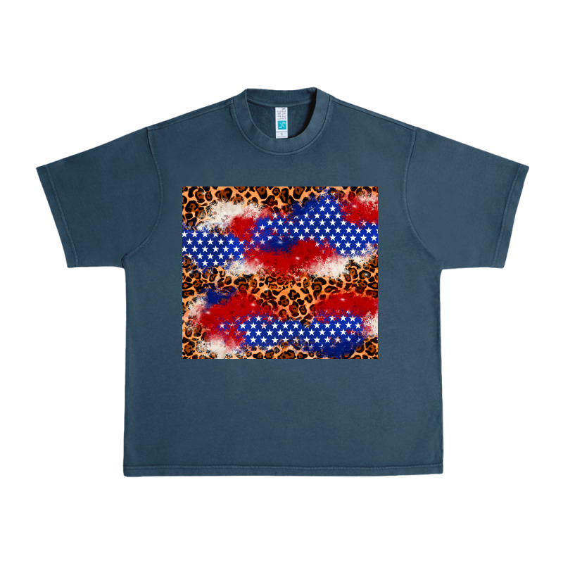 4th Of July Usa Flag Leopard 20oz Tumbler Urban Heavy Tee by Neo Western | Teevron