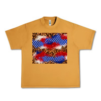Peanut Butter 4th of July USA flag leopard 20oz tumbler Urban Heavy Tee - Neo Western