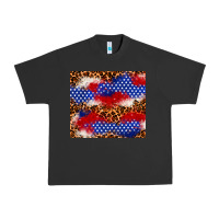 Pigment Black 4th of July USA flag leopard 20oz tumbler Urban Heavy Tee - Neo Western