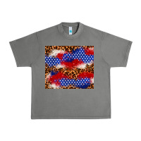 Tornado 4th of July USA flag leopard 20oz tumbler Urban Heavy Tee - Neo Western