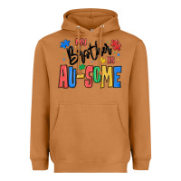 Meerkat my brother is ausome autism Heavyweight Hoodie - MaliasSmallBusiness