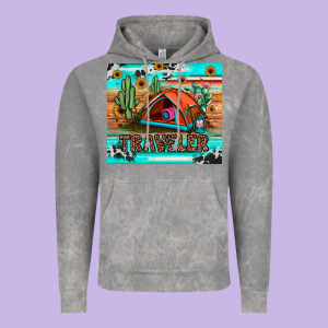 Traveler Tumbler Vintage Hoodie Designed By Jahusdesignshop