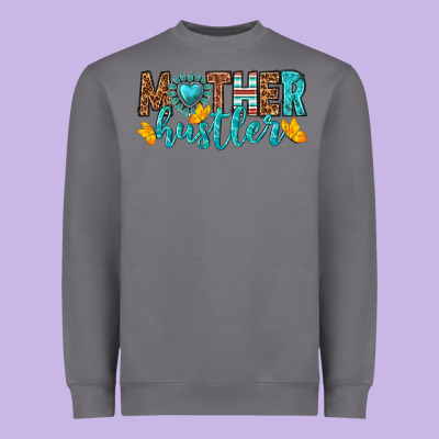 Mother Hustler Heavyweight Sweatshirt Designed By Texasbilliewilder