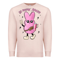 Pale Pink so peepin boujee stanley  belt bag inspired Premium Sweatshirt - MaliasSmallBusiness