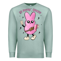 Seafoam so peepin boujee stanley  belt bag inspired Premium Sweatshirt - MaliasSmallBusiness