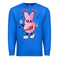 True Royal so peepin boujee stanley  belt bag inspired Premium Sweatshirt - MaliasSmallBusiness