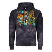 Cloud Black country roads take me home Vintage Hoodie - Zillion Design Studio