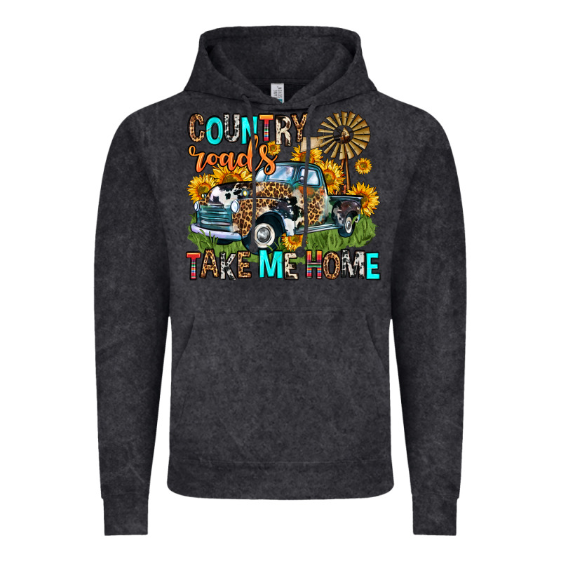 Country Roads Take Me Home Vintage Hoodie by Zillion Design Studio | Teevron