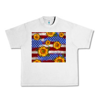 Lunar Rock 4th of July USA flag sunflower 20oz tumbler Urban Heavy Tee - Neo Western