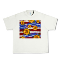 Pistachio 4th of July USA flag sunflower 20oz tumbler Urban Heavy Tee - Neo Western