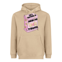 Mushroom let's normalize healing trauma Heavyweight Hoodie - MaliasSmallBusiness