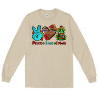Mushroom peace love tequila Long Sleeve Tee - AdoDesignShop