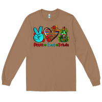 Toasted Coconut peace love tequila Long Sleeve Tee - AdoDesignShop
