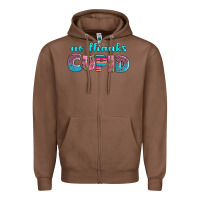Chestnut no thanks cupid Zipper Hoodie - AdoDesignShop
