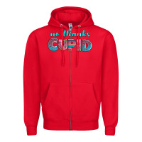 Red no thanks cupid Zipper Hoodie - AdoDesignShop