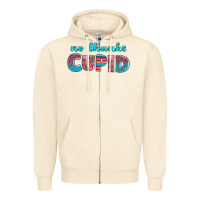 Sandshell no thanks cupid Zipper Hoodie - AdoDesignShop