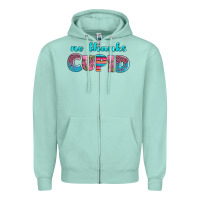 Seafoam no thanks cupid Zipper Hoodie - AdoDesignShop