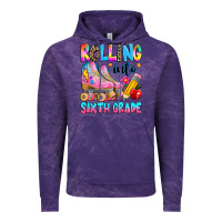 Cloud Purple rolling into sixth grade Vintage Hoodie - texasbilliewilder