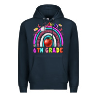 Navy 6 th grade Premium Hoodie - BundleAndBundleShop