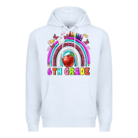 White 6 th grade Premium Hoodie - BundleAndBundleShop