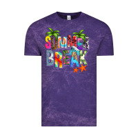 Cloud Purple summer break Vintage Tee - Zillion Design Studio