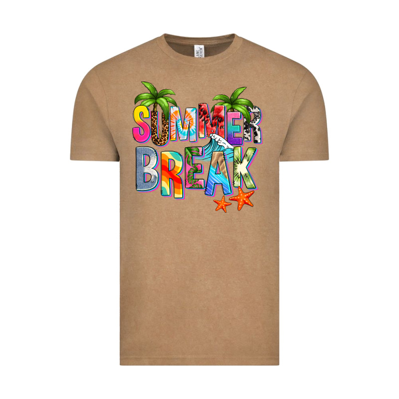 Summer Break Vintage Tee by Zillion Design Studio | Teevron