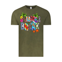 Vintage Olive summer break Vintage Tee - Zillion Design Studio