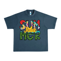 Midnight Navy summer time Urban Heavy Tee - SublimationCraftShop