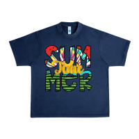 Navy summer time Urban Heavy Tee - SublimationCraftShop
