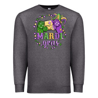 Charcoal Heather mardi gras game Premium Sweatshirt - MaliasSmallBusiness