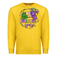 Lemon mardi gras game Premium Sweatshirt - MaliasSmallBusiness