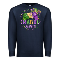 Navy mardi gras game Premium Sweatshirt - MaliasSmallBusiness